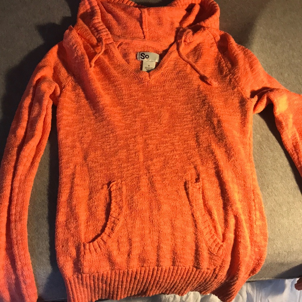 Sweater super soft orange/pink size S
